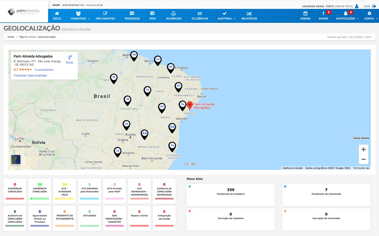 Plataforma apoiada pelo Governo de Sergipe utiliza geolocalização para interligar clientes e advogados